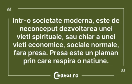 Intr-o societate moderna, este de neconc... Intr-o societate moderna, este de neconc...