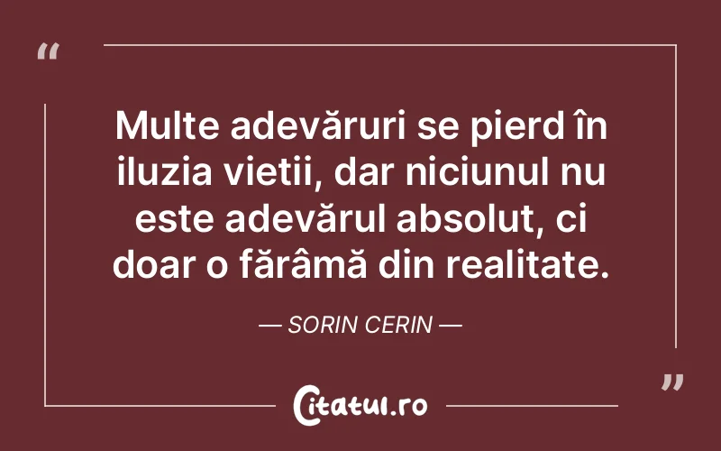 Citat Sorin Cerin - citate spiritualitate