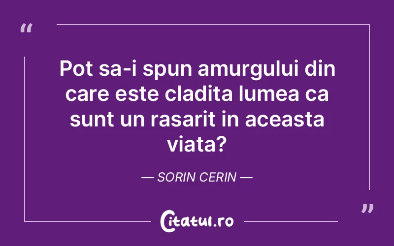 Citat Sorin Cerin - citate spiritualitate