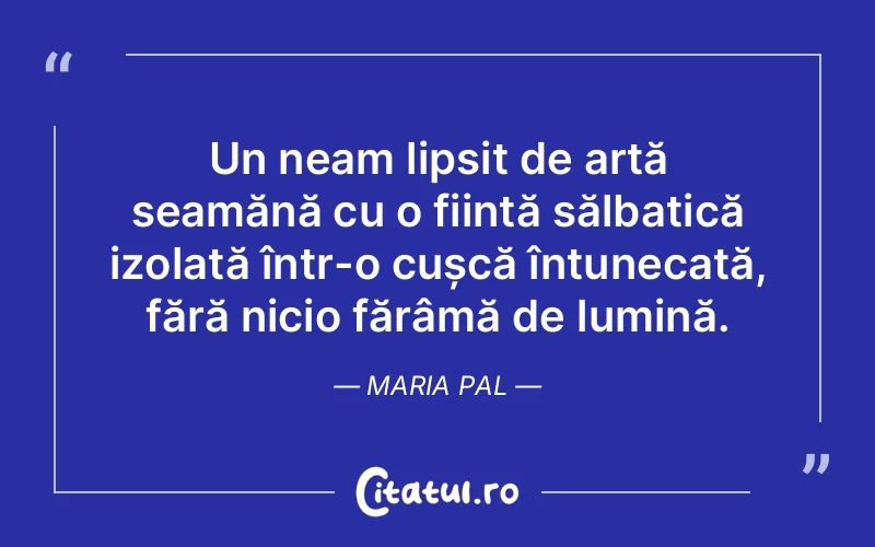 Citat Maria Pal - citate spiritualitate