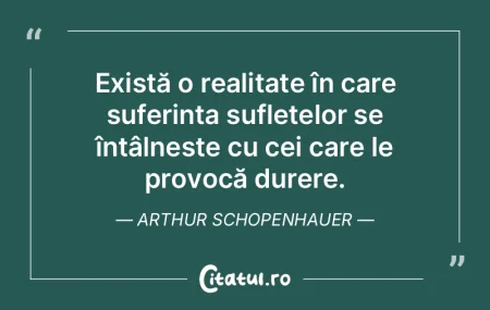 Există o realitate în care suferința ... Există o realitate în care suferința ...