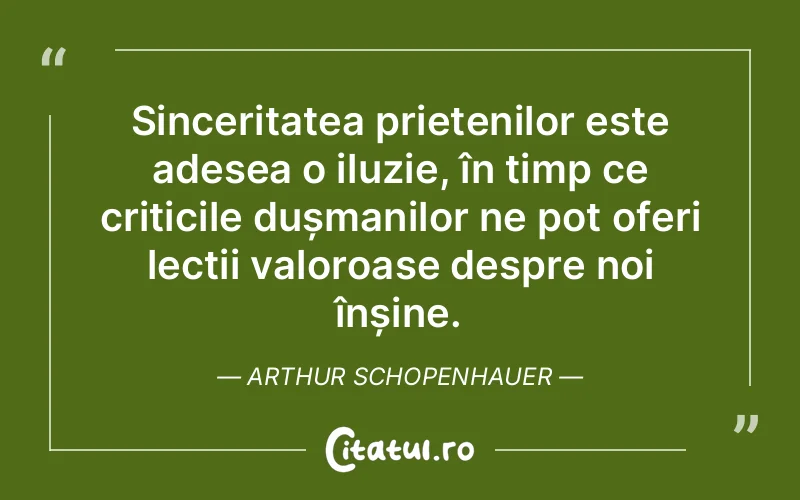 Citat Arthur Schopenhauer - citate spiritualitate