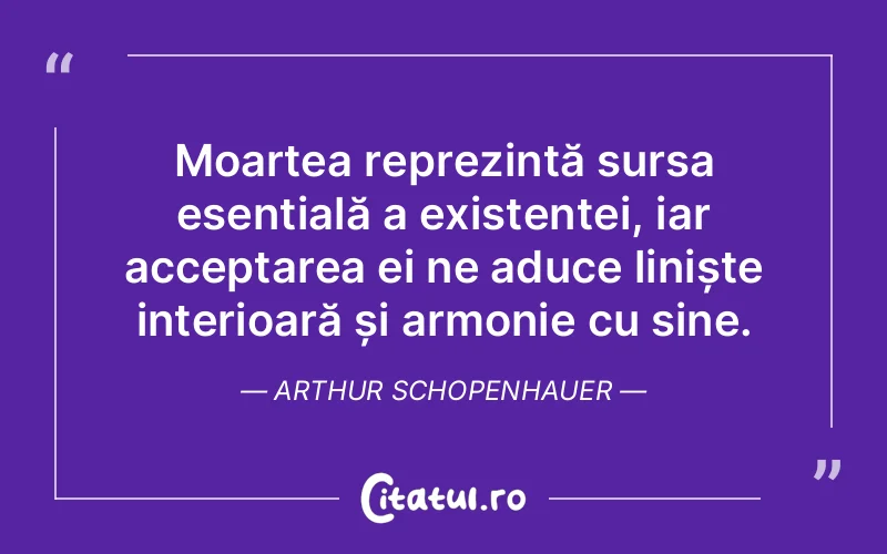Citat Arthur Schopenhauer - citate spiritualitate