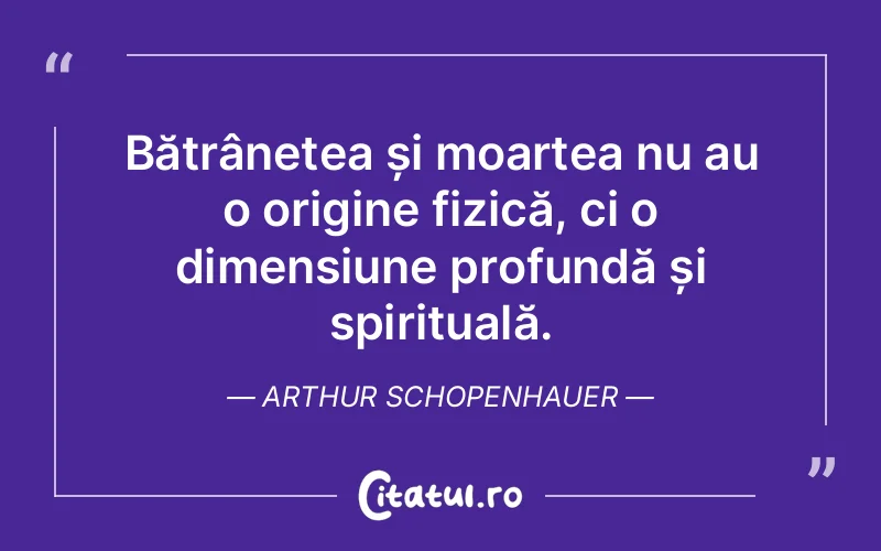Citat Arthur Schopenhauer - citate spiritualitate