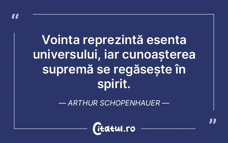 Citat Arthur Schopenhauer - citate spiritualitate