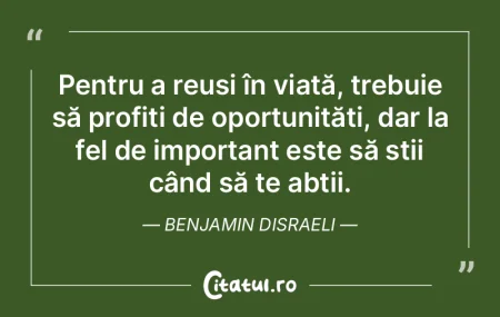 Pentru a reuși în viață, trebuie să... Pentru a reuși în viață, trebuie să...