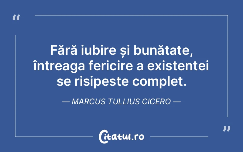 Citat Marcus Tullius Cicero - citate spiritualitate