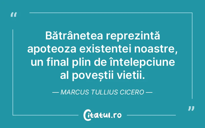 Citat Marcus Tullius Cicero - citate spiritualitate