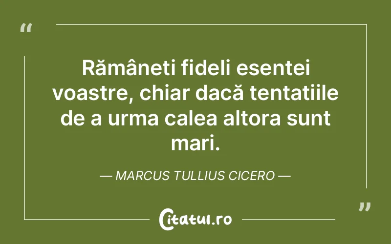 Citat Marcus Tullius Cicero - citate spiritualitate