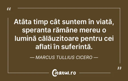 Atâta timp cât suntem în viață, spe... Atâta timp cât suntem în viață, spe...