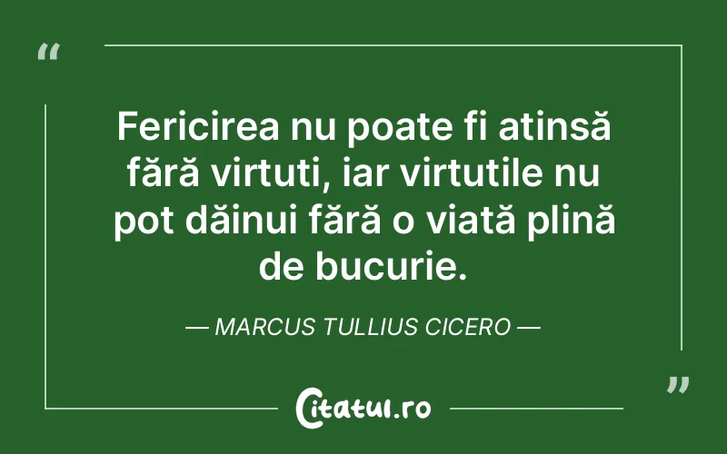Citat Marcus Tullius Cicero - citate spiritualitate