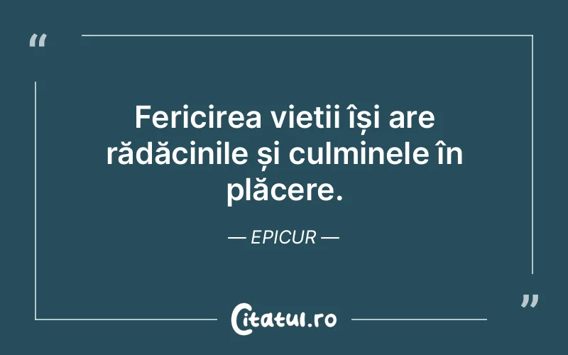 Citat Epicur - citate spiritualitate