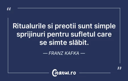 Ritualurile și preoții sunt simple spr... Ritualurile și preoții sunt simple spr...