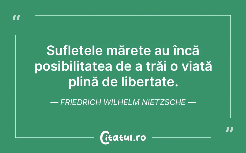Citat Friedrich Wilhelm Nietzsche - citate spiritualitate