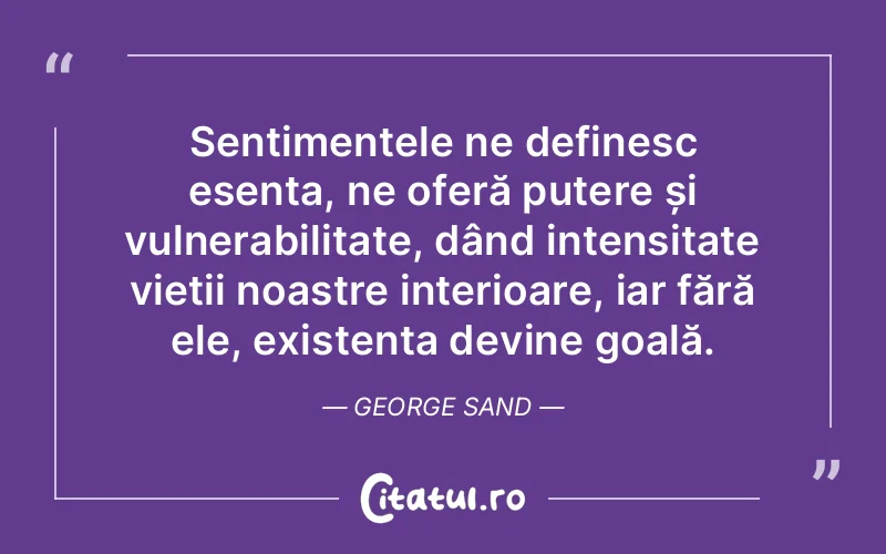 Citat George Sand - citate spiritualitate