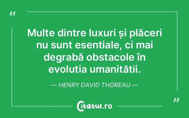 Citat Henry David Thoreau - citate spiritualitate
