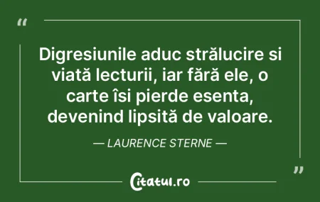 Digresiunile aduc strălucire È™i viaÈ›Ä... Digresiunile aduc strălucire È™i viaÈ›Ä...