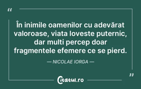 În inimile oamenilor cu adevărat valor... În inimile oamenilor cu adevărat valor...