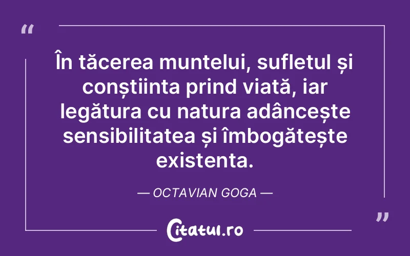Citat Octavian Goga - citate spiritualitate