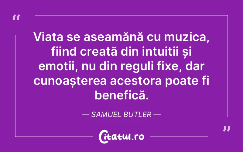 Citat Samuel Butler - citate spiritualitate