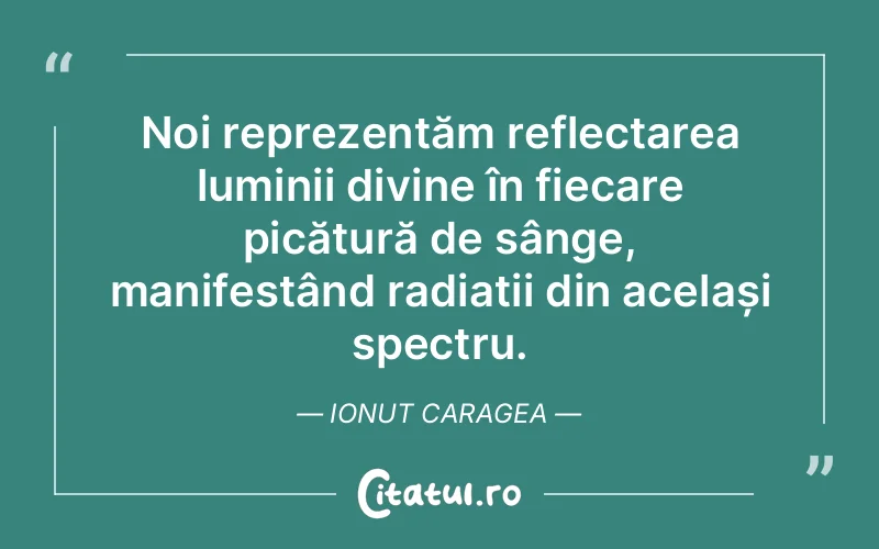 Citat Ionut Caragea - citate spiritualitate