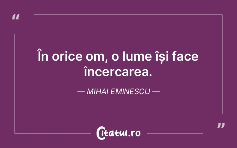 Citat Mihai Eminescu - citate spiritualitate