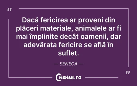 Dacă fericirea ar proveni din plăceri ... Dacă fericirea ar proveni din plăceri ...
