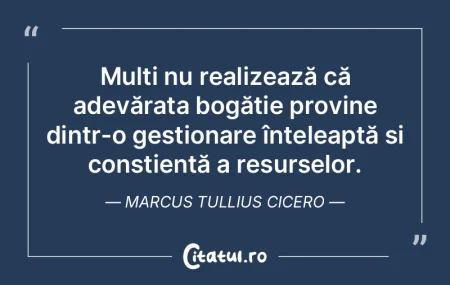Mulți nu realizează că adevărata bog... Mulți nu realizează că adevărata bog...