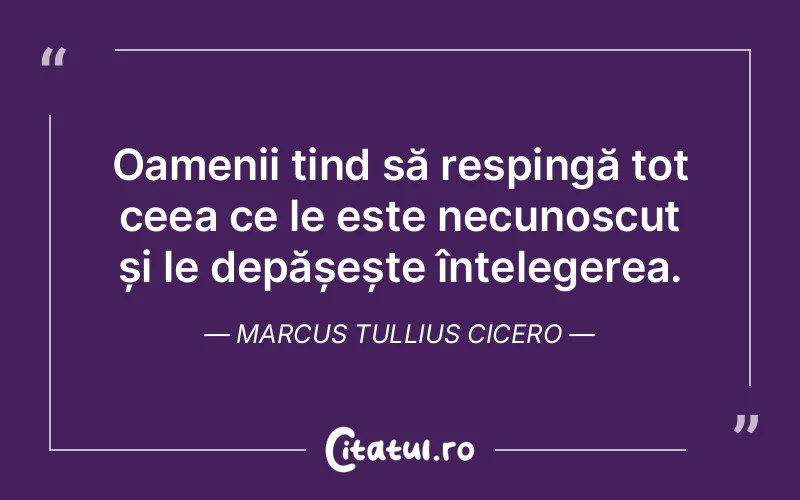 Citat Marcus Tullius Cicero - citate spiritualitate