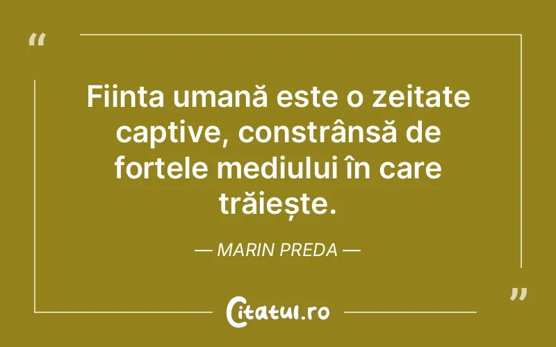 Citat Marin Preda - citate spiritualitate