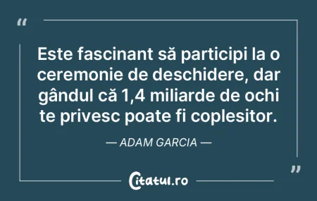 Este fascinant să participi la o ceremo... Este fascinant să participi la o ceremo...