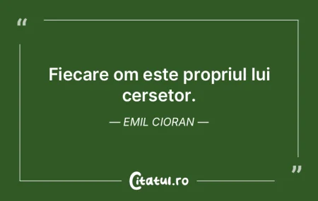 Fiecare om este propriul lui cerșetor. ... Fiecare om este propriul lui cerșetor. ...