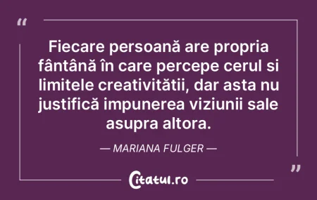 Fiecare persoană are propria fântână... Fiecare persoană are propria fântână...