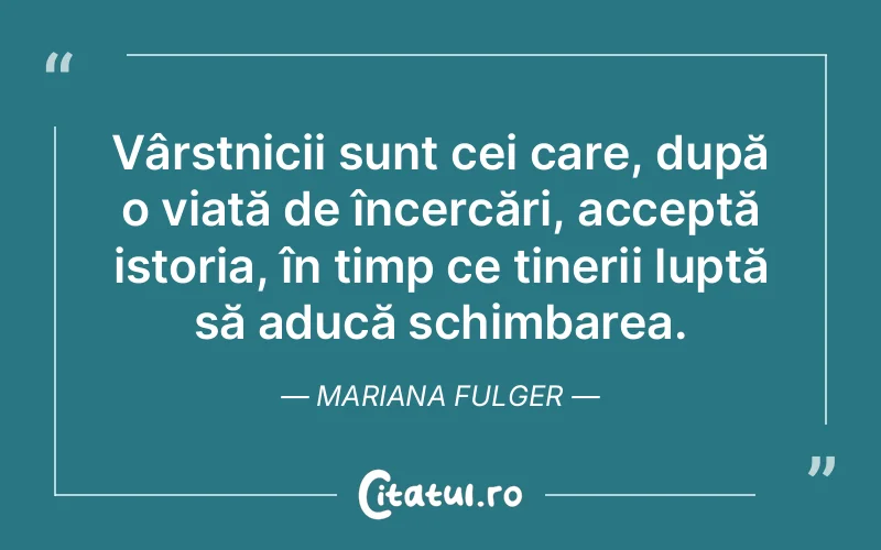 Citat Mariana Fulger - citate spiritualitate