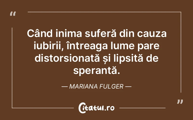 Citat Mariana Fulger - citate spiritualitate