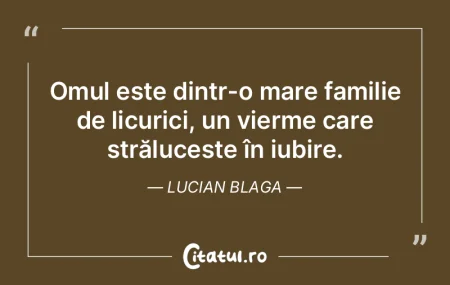 Omul este dintr-o mare familie de licuri... Omul este dintr-o mare familie de licuri...