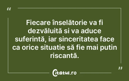 Fiecare înÈ™elătorie va fi dezvăluitÄ... Fiecare înÈ™elătorie va fi dezvăluitÄ...