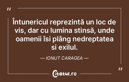 Întunericul reprezintă un loc de vis, ... Întunericul reprezintă un loc de vis, ...