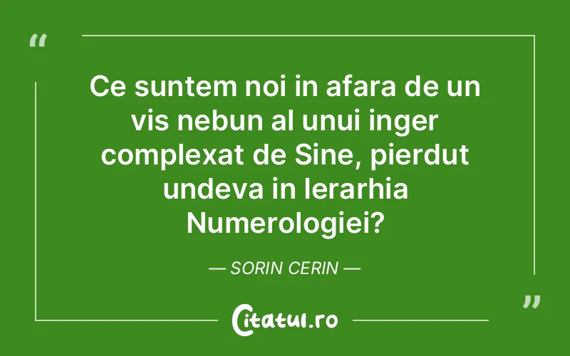 Citat Sorin Cerin - citate spiritualitate