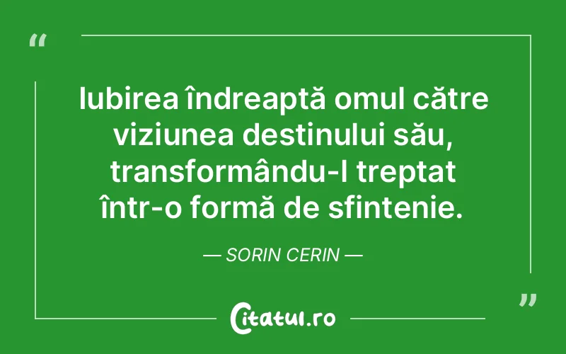 Citat Sorin Cerin - citate spiritualitate