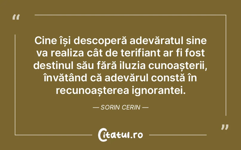 Citat Sorin Cerin - citate spiritualitate