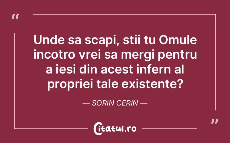 Citat Sorin Cerin - citate spiritualitate