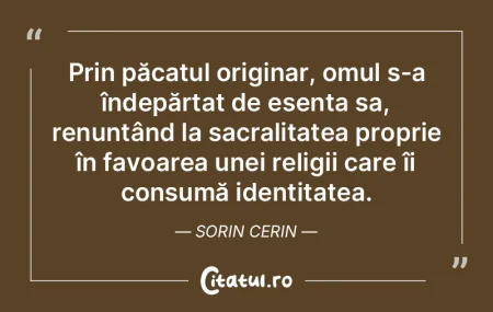 Prin păcatul originar, omul s-a îndepÄ... Prin păcatul originar, omul s-a îndepÄ...