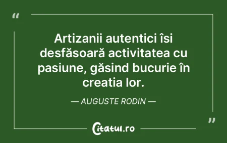 Artizanii autentici își desfășoară ... Artizanii autentici își desfășoară ...
