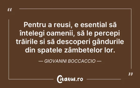 Pentru a reuși, e esențial să înțel... Pentru a reuși, e esențial să înțel...