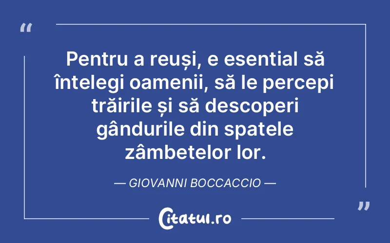 Citat Giovanni Boccaccio - citate spiritualitate