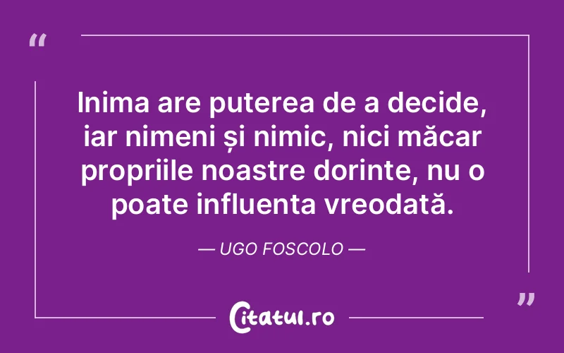 Citat Ugo Foscolo - citate spiritualitate