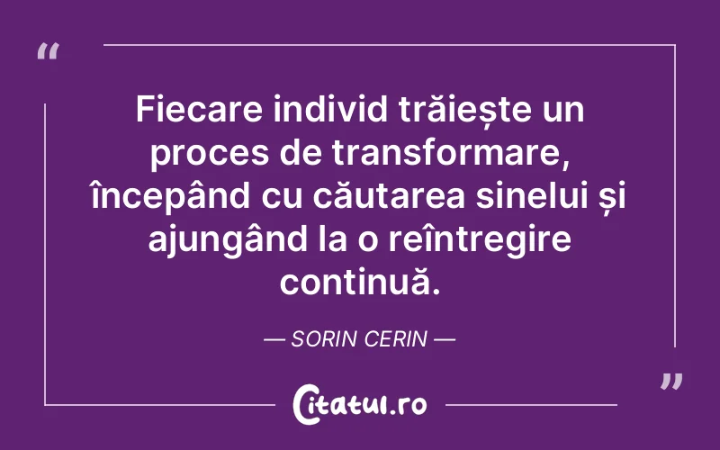 Citat Sorin Cerin - citate spiritualitate