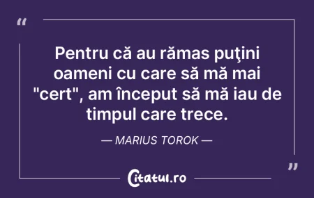 Pentru că au rămas puţini oameni cu c... Pentru că au rămas puţini oameni cu c...