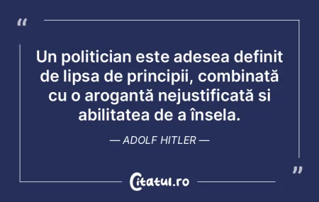 Un politician este adesea definit de lip... Un politician este adesea definit de lip...